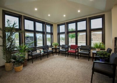 Smile Care Dental Center Lobby Showcasing Windows